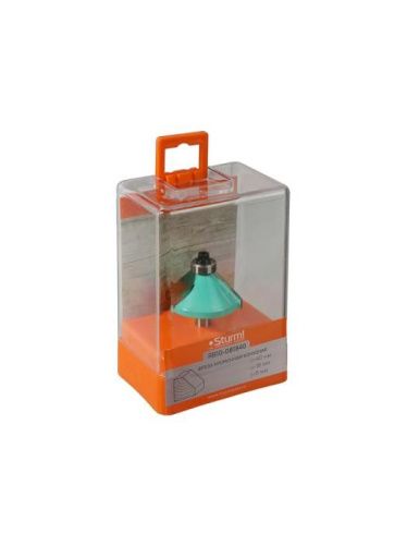 Фреза кромочная конусная с подшипником dxhxl 40x18x62,5 мм, хв.8  Sturm-Tehinstrument