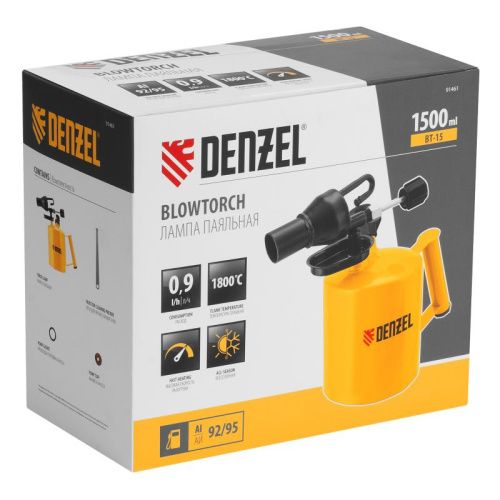 Паяльная лампа DENZEL, ВТ-15, 1.5 л-Tehinstrument