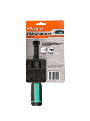 Отвертка реверсивная, 5x Drive, CrV  Sturm-Tehinstrument