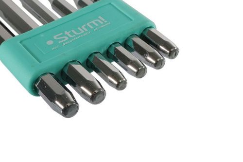 Набор выколоток 2-8 мм, 40Cr, 6 шт/уп  Sturm-Tehinstrument