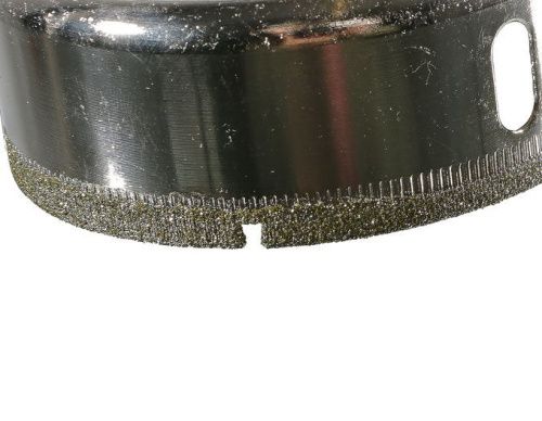 Коронка алмазн. По керам. Плитке и стеклу 80 х 55 мм,  с центрир. Сверл.  Sturm-Tehinstrument