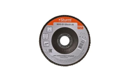 Круг зачистной, лепестковый, 125х22мм, Р25,  Sturm-Tehinstrument