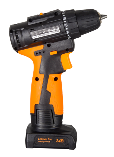 Дрель-шуруповерт Вихрь ДА-24Л-2К/Б (2,0 А/ч) (бесщеточный двигатель)-Tehinstrument