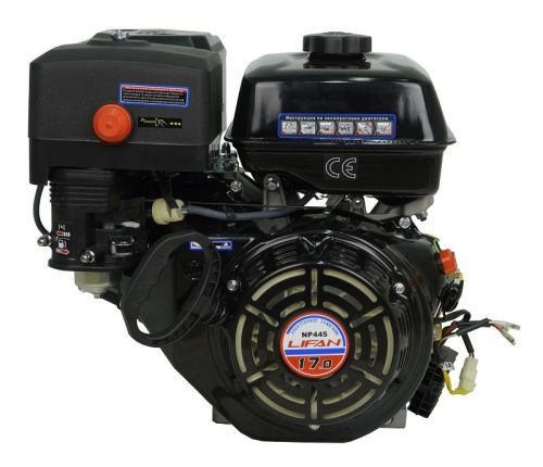 Двигатель Lifan NP445, вал ?25мм, катушка 11 Ампер-Tehinstrument