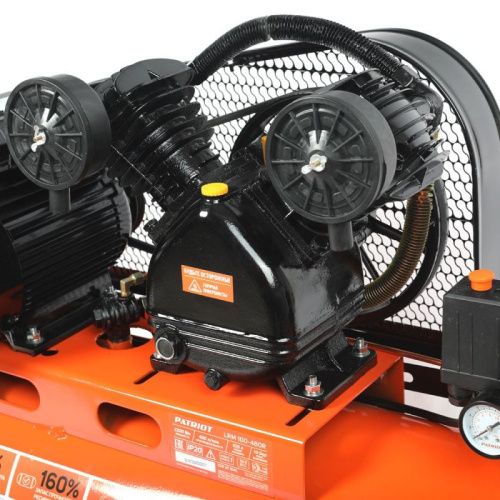 Компрессор поршневой ременной Patriot LRM 100-480R-Tehinstrument