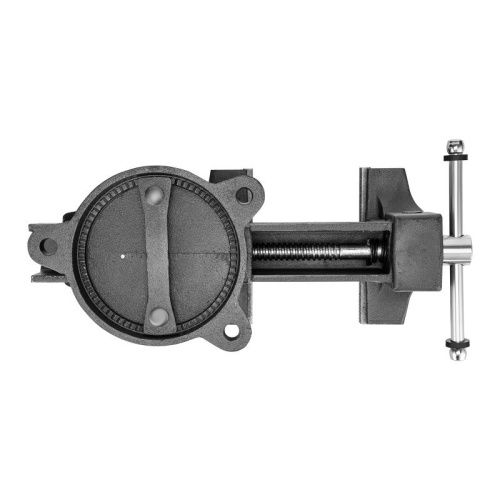 Тиски слесарные BVH-200, 200 мм, поворотные, стальная направляющая, с наковальней //Denzel-Tehinstrument