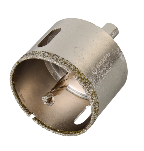 Коронка алмазная Вихрь по керамограниту/керамике, 55 мм-Tehinstrument