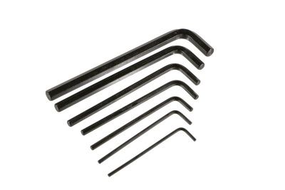 Набор шестигранных ключей 2, 5-10 мм, CrV, 7шт, оксидированное покрытие  Sturm-Tehinstrument