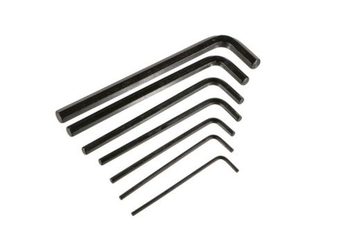 Набор шестигранных ключей 2, 5-10 мм, CrV, 7шт, оксидированное покрытие  Sturm-Tehinstrument