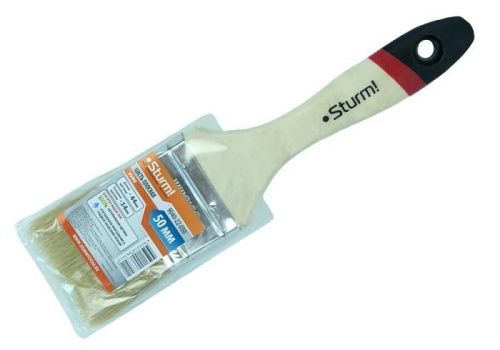 Кисть плоская "Euro" 2" (50 мм), натуральная щетина  Sturm-Tehinstrument