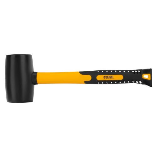 Киянка резиновая, 24 oz, черная резина, фибергласовая рукоятка Denzel-Tehinstrument