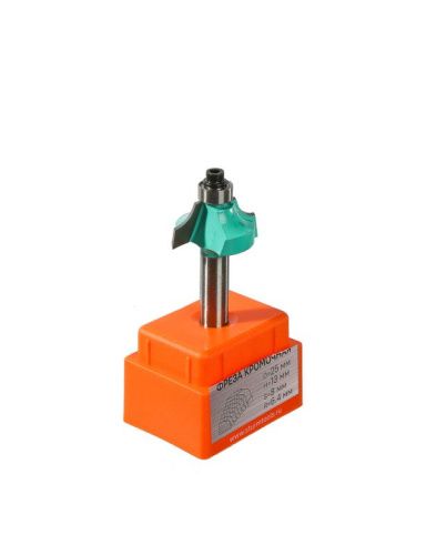 Фреза кромочная калевочная с подшипником 9,5 мм, dxhxl 25x13x55,5 мм, хв.8  Sturm-Tehinstrument