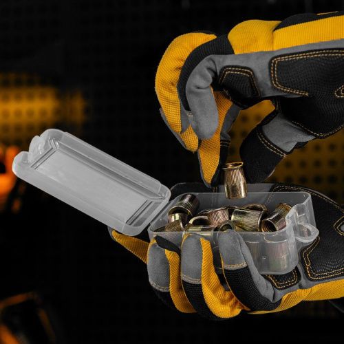 Заклепки резьбовые, стальные, оцинкованные, М12, пластиковый кейс, 25 шт. Denzel-Tehinstrument