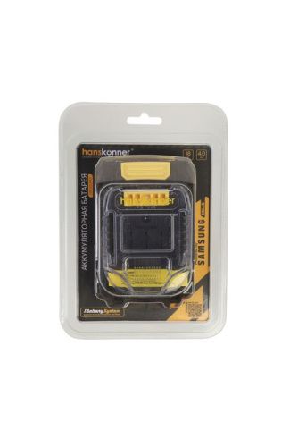 HBP2004PRO аккумулятор Hanskonner PLATINUM 18 В, 1BatterySystem, 4.0 Ач, SAMSUNG, блистер-Tehinstrument