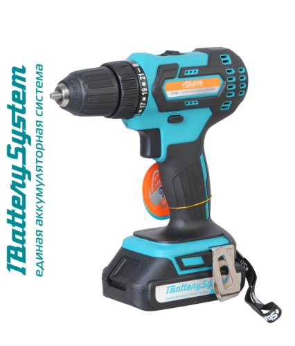 Аккумуляторный шуруповерт  Sturm CD18L 1BatterySystem-Tehinstrument