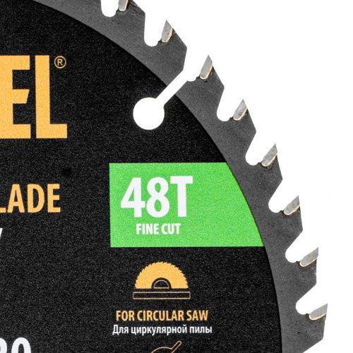Пильный диск по дереву ф165 х 20 мм, 48 зубьев, тонкий Denzel-Tehinstrument