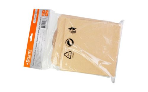 Бумажные мешки для пылесосов 30л  Sturm, 5шт/уп-Tehinstrument