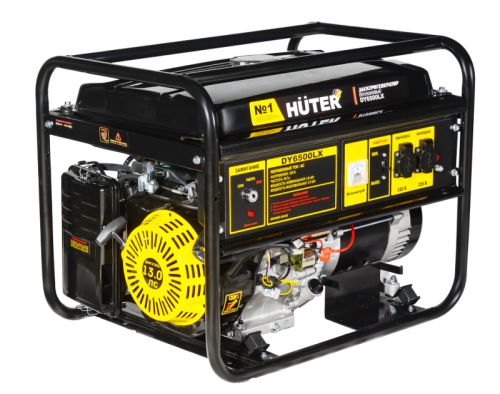 Портативный бензогенератор HUTER DY6500LX-Tehinstrument