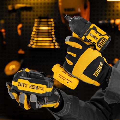 Бесщеточный аккумуляторный ударный гайковерт Denzel CIWH-BL-20-500, Li-Ion, 20 В-Tehinstrument