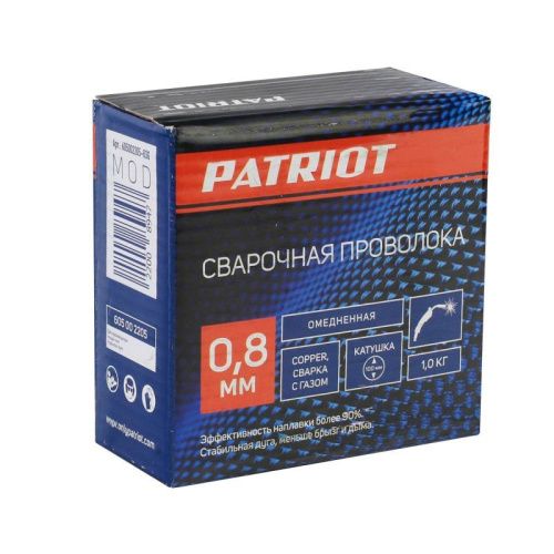 Проволока омедненная 0.8 мм, 1 кг, PATRIOT-Tehinstrument