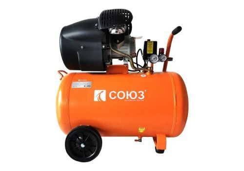 Компрессор воздушный масляный ВКС-93210С СОЮЗ, 2,4кВт, 410л/мин, ресивер 100л, прямой привод-Tehinstrument