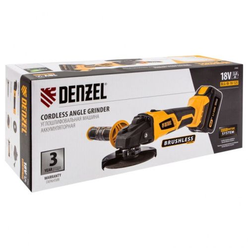 Машина углошлифовальная аккумуляторная Denzel BLG-IB-18-125-Tehinstrument