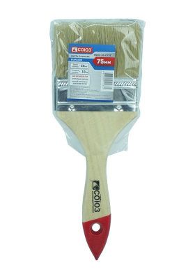 Кисть плоская Standard 3" (75 мм), натуральная щетина СОЮЗ-Tehinstrument
