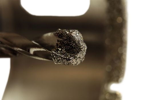 Коронка алмазная по керамограниту 80 х 70 мм,3гр. Хв., с центрир. Cверл.  Sturm-Tehinstrument