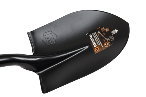 Штыковая лопата Вихрь с изогнутой тулейкой, металлический черенок-Tehinstrument