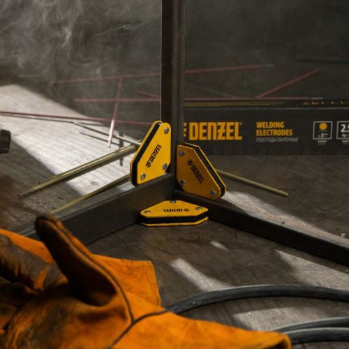 Набор из 4 магнитных фиксаторов для сварочных работ Denzel-Tehinstrument