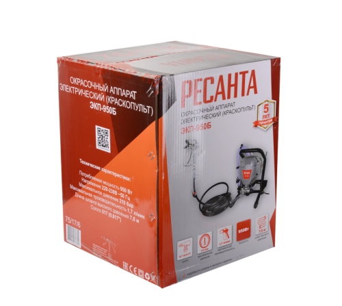 Окрасочный аппарат электрический (краскопульт) ЭКП-950Б Ресанта-Tehinstrument