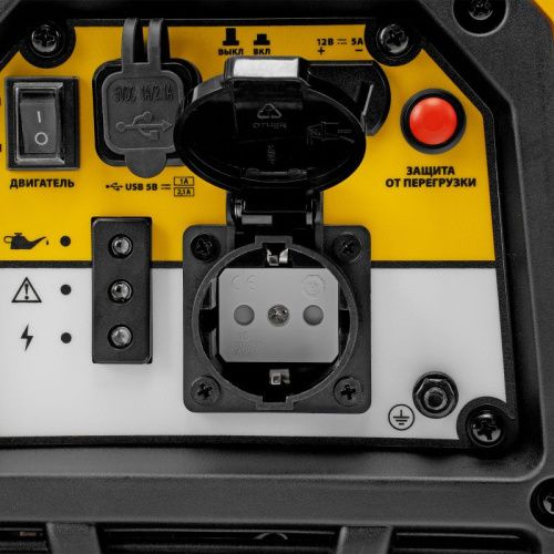 Генератор инверторный GS-1100iS, 1,1 кВт, 230 В, закрытый корпус, ручной старт DENZEL-Tehinstrument