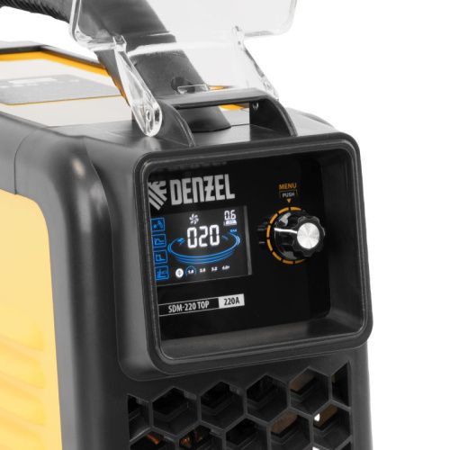 Аппарат инверторный дуговой сварки Denzel SDM-220 Top в кейсе-Tehinstrument
