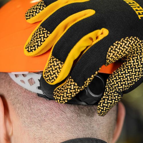 Каска защитная ударопрочная, ABS/PC, плавная регулировка, модель «Форвард» (К-05)оранж. Denzel-Tehinstrument