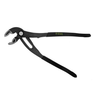 Клещи переставные, кнопочный механизм, обливные рукоятки, 250 мм Denzel-Tehinstrument