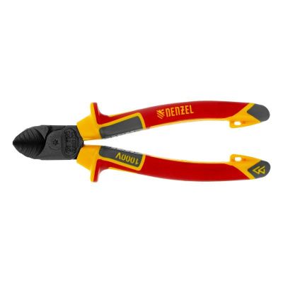 Бокорезы, диэлектрические рукоятки, до 1000 В, трехкомпонентные рукоятки, 160 мм Denzel-Tehinstrument