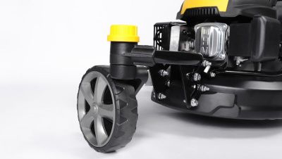 Газонокосилка CHAMPION LMZ5130/1 (3кВт привод 508мм 65л 25-75мм 1рычаг/6, 37кг4в1 3колеса1разблок)-Tehinstrument