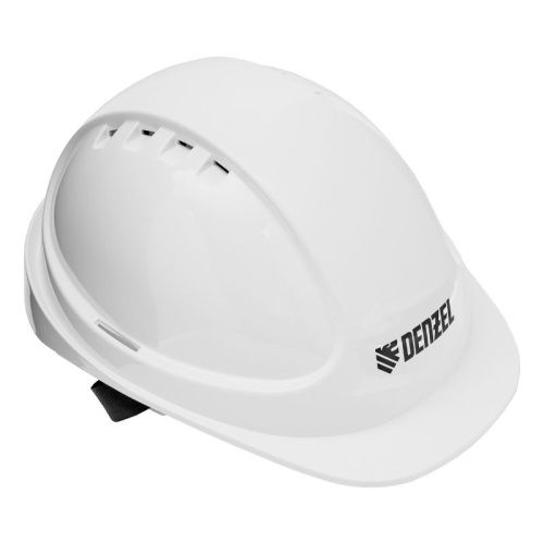 Каска защитная ударопрочная, ABS/PC, плавная регулировка, модель «Форвард» (К-05)белая Denzel-Tehinstrument