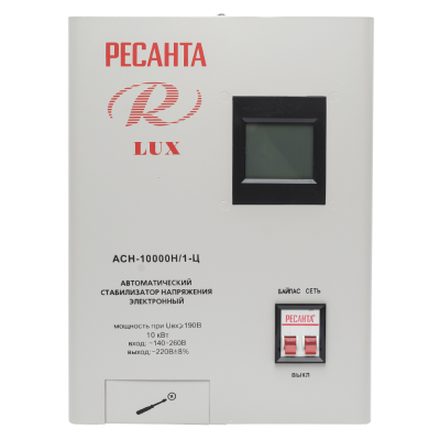 Стабилизатор напряжения серии LUX РЕСАНТА АСН-10000Н/1-Ц-Tehinstrument