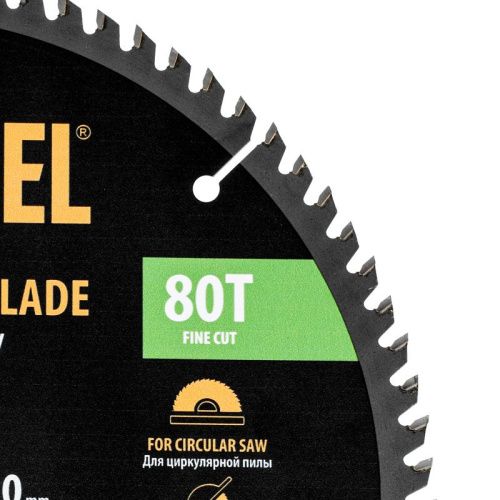 Пильный диск по дереву ф255 х 30 мм, 80 зубьев Denzel-Tehinstrument