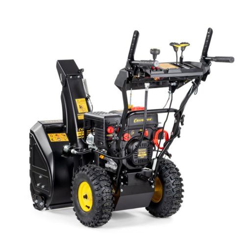 Снегоотбрасыватель CHAMPION ST763E (7лс,62см,6F/2R,колеса,3л,81кг,эл.стартер,фары,обогрев рук, зимн.-Tehinstrument