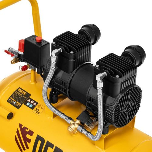 Малошумный безмасляный компрессор Denzel DLP-1500/50-Tehinstrument