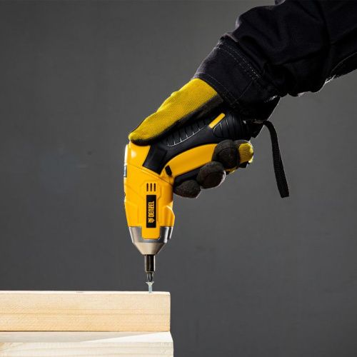 Отвертка DENZEL CSL-3,6-02, с аккумулятором 3.6 В Li-Ion, 1.3 Ач, в блистере-Tehinstrument