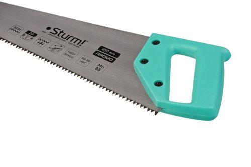 Ножовка по дереву, 450мм, 5TPI, 2D зуб,  Sturm-Tehinstrument