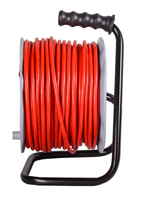 Удлинитель силовой на катушке Ресанта СУ-3х1,5-50/2 (с выкл., 4 розетки)-Tehinstrument
