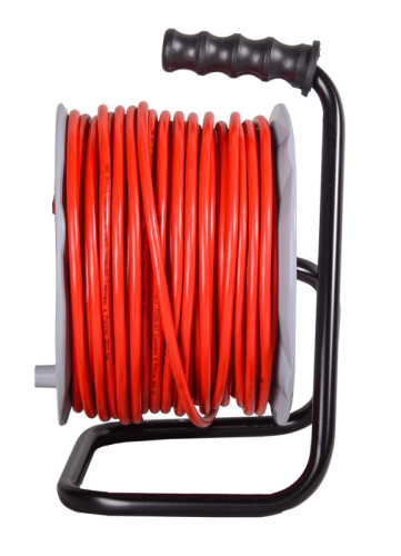 Удлинитель силовой на катушке Ресанта СУ-3х1,5-50/2 (с выкл., 4 розетки)-Tehinstrument