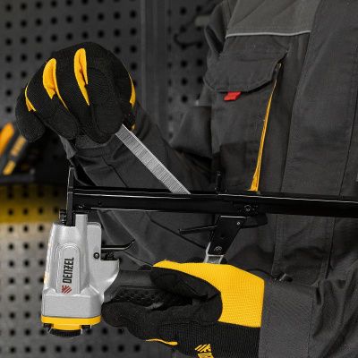 Скобы 21GA для пнев. степл., 12мм, шир. - 0,95мм, тол. - 0,6мм, шир. скобы - 12,8мм, 5000шт Denzel-Tehinstrument