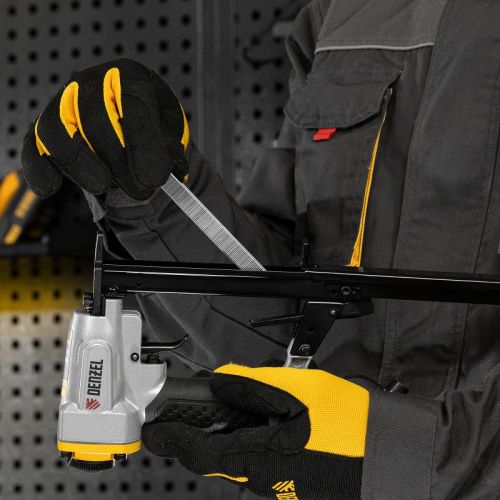 Скобы 21GA для пнев. степл., 12мм, шир. - 0,95мм, тол. - 0,6мм, шир. скобы - 12,8мм, 5000шт Denzel-Tehinstrument