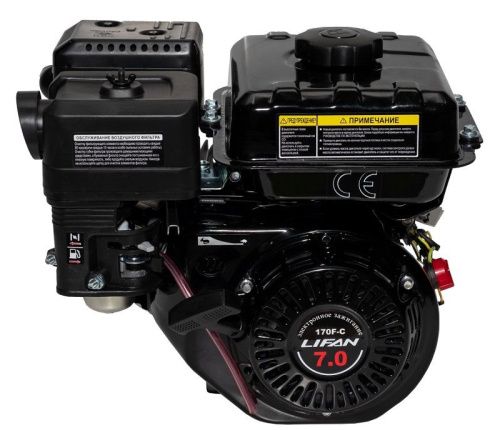 Двигатель Lifan 170F-C Pro, вал ?20мм, катушка 3 Ампера-Tehinstrument