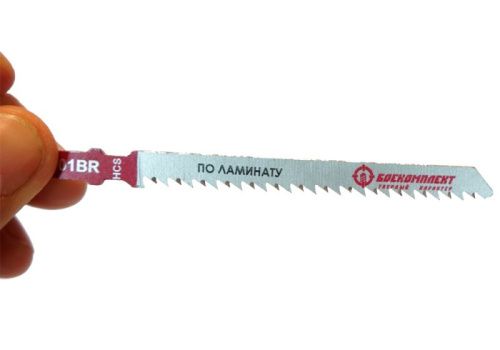 Пилки для лобзика по ламинату T101BR, 2 шт, 100х74мм, шаг зуба 2,5мм, чистый обратный рез, HCS, БОЕКОМПЛЕКТ-Tehinstrument